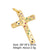 Classic Style Cross Star Copper Plating Inlay Zircon 18k Gold Plated Charms Jewelry Accessories