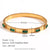 Classic Style Devil's Eye Stainless Steel Plating Inlay Rhinestones 18k Gold Plated Bangle