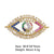 Classic Style Eye Copper Inlay Zircon 18k Gold Plated Rose Gold Plated White Gold Plated Jewelry Accessories