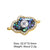 Classic Style Eye Copper Inlay Zircon 18k Gold Plated Rose Gold Plated White Gold Plated Jewelry Accessories