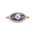 Classic Style Eye Copper Plating Inlay Zircon Rose Gold Plated Gold Plated Silver Plated Charms Jewelry Accessories