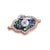 Classic Style Eye Copper Plating Inlay Zircon Rose Gold Plated Gold Plated Silver Plated Charms Jewelry Accessories