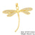 Classic Style Flower Dragonfly Copper Plating Inlay Artificial Pearls Zircon Gold Plated Charms Jewelry Accessories