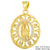 Classic Style Geometric 18k Gold Plated Zircon Copper Wholesale Charms