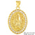 Classic Style Geometric 18k Gold Plated Zircon Copper Wholesale Charms