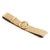 Classic Style Geometric Plastic Wood Straw Women's Woven Belts