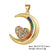 Classic Style Heart Shape Copper Plating Inlay Zircon 18k Gold Plated White Gold Plated Charms Jewelry Accessories