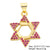 Classic Style Hexagram Animal Heart Shape Copper Plating Inlay Zircon Gold Plated Charms Jewelry Accessories