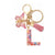 Classic Style Letter Resin Unisex Bag Pendant Keychain