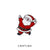 Classic Style Pin Santa Claus Alloy Enamel Unisex Brooches