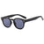 Classic Style Roman Style Commute Color Block Ac Oval Frame Full Frame Women's Sunglasses