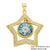 Classic Style Round Copper Plating Inlay Zircon 18k Gold Plated Jewelry Accessories