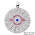 Classic Style Round Copper Plating Inlay Zircon 18k Gold Plated Jewelry Accessories