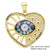 Classic Style Round Copper Plating Inlay Zircon 18k Gold Plated Jewelry Accessories