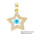 Classic Style Round Copper Plating Inlay Zircon 18k Gold Plated Jewelry Accessories