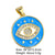 Classic Style Round Copper Plating Inlay Zircon 18k Gold Plated Jewelry Accessories