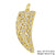 Classic Style Round Copper Plating Inlay Zircon 18k Gold Plated Jewelry Accessories