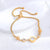 Classic Style Round Heart Shape Titanium Steel Plating Inlay Zircon 24k Gold Plated Bracelets