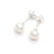 Classic Style Round Pearl Ear Studs 1 Pair