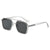 Classic Style Solid Color Acrylic Square Full Frame Women's Sunglasses