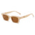 Classic Style Solid Color Pc Square Full Frame Women's Sunglasses