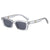 Classic Style Solid Color Pc Square Full Frame Women's Sunglasses