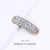 Classic Style Solid Color Rhinestone Hair Clip