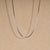 Classic Style Solid Color Stainless Steel Plating 18k Gold Plated Necklace