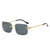 Classic Style Square Pc Square Frameless Women's Sunglasses