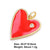 Classic Style Star Heart Shape Copper Enamel Plating Inlay Zircon Gold Plated Charms Jewelry Accessories