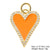 Classic Style Star Heart Shape Copper Enamel Plating Inlay Zircon Gold Plated Charms Jewelry Accessories