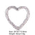 Classic Style Star Heart Shape Copper Plating Inlay Zircon 18k Gold Plated White Gold Plated Jewelry Accessories