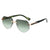 Classic Style Streetwear Commute Solid Color Pc Shield Frameless Women's Sunglasses