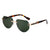 Classic Style Streetwear Commute Solid Color Pc Shield Frameless Women's Sunglasses