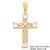 Classic Style Streetwear Cross Copper Plating Inlay Zircon 18k Gold Plated Charms