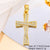 Classic Style Streetwear Cross Copper Plating Inlay Zircon 18k Gold Plated Charms