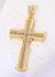 Classic Style Streetwear Cross Copper Plating Inlay Zircon 18k Gold Plated Charms