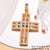 Classic Style Streetwear Cross Copper Plating Inlay Zircon 18k Gold Plated Charms