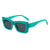 Classic Style Streetwear Solid Color Pc Square Full Frame Women's Sunglasses