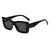 Classic Style Streetwear Solid Color Pc Square Full Frame Women's Sunglasses