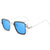 Classic Style Streetwear Square Ac Square Full Frame Men's Sunglasses