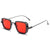 Classic Style Streetwear Square Ac Square Full Frame Men's Sunglasses