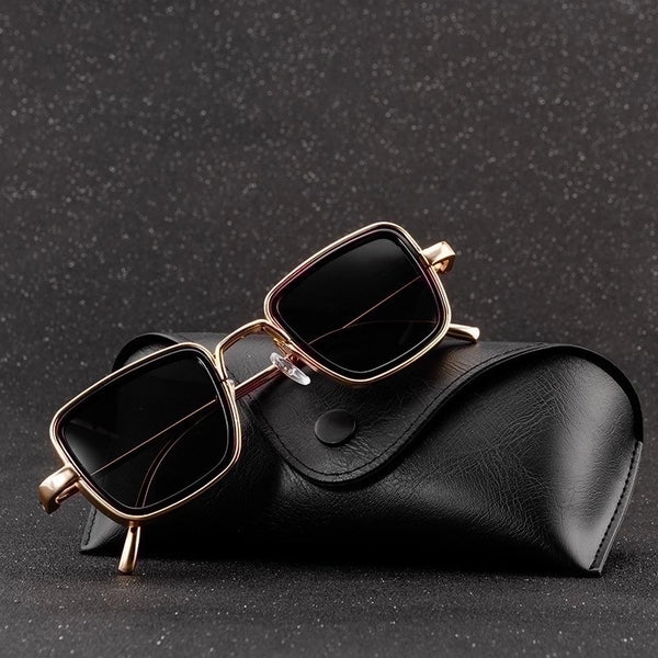 Classic Style Streetwear Square Ac Square Full Frame Men's Sunglasses