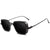 Classic Style Streetwear Square Ac Square Full Frame Men's Sunglasses