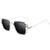 Classic Style Streetwear Square Ac Square Full Frame Men's Sunglasses