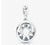 Classic Style Sun Star Sterling Silver Plating Inlay Artificial Gemstones Women's Charms