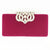 Clutch Bag Rhinestone Crown Dinner Bag Flannel Evening Bag