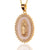 Colored Zircon Drop Oil Retro Women's Religious Pendant Jewelry