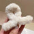 Colorful Large Plush Rectangular Hair Clip Female Back Head Updo Clip Gentle Temperament Shark Clip Hairpin Headdress