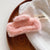 Colorful Large Plush Rectangular Hair Clip Female Back Head Updo Clip Gentle Temperament Shark Clip Hairpin Headdress